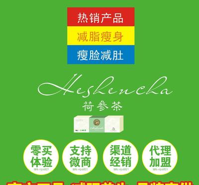 專減頑固性肥胖，高端荷葉人參茶 隨仕美荷參茶，全國一件發貨包郵